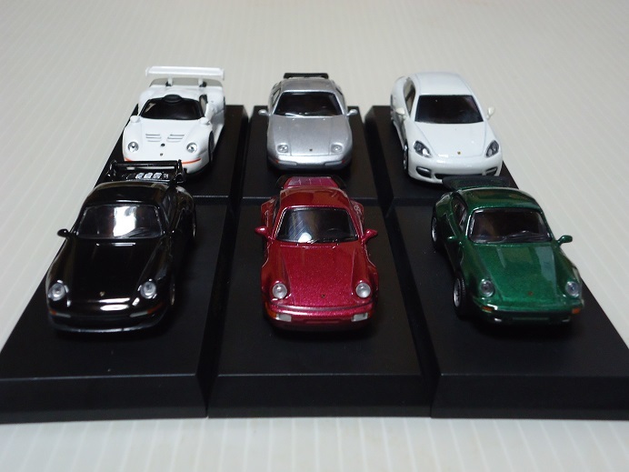 京商 1⁄64 ポルシェ Porsche 六台セット 全カード付 ポルシェ