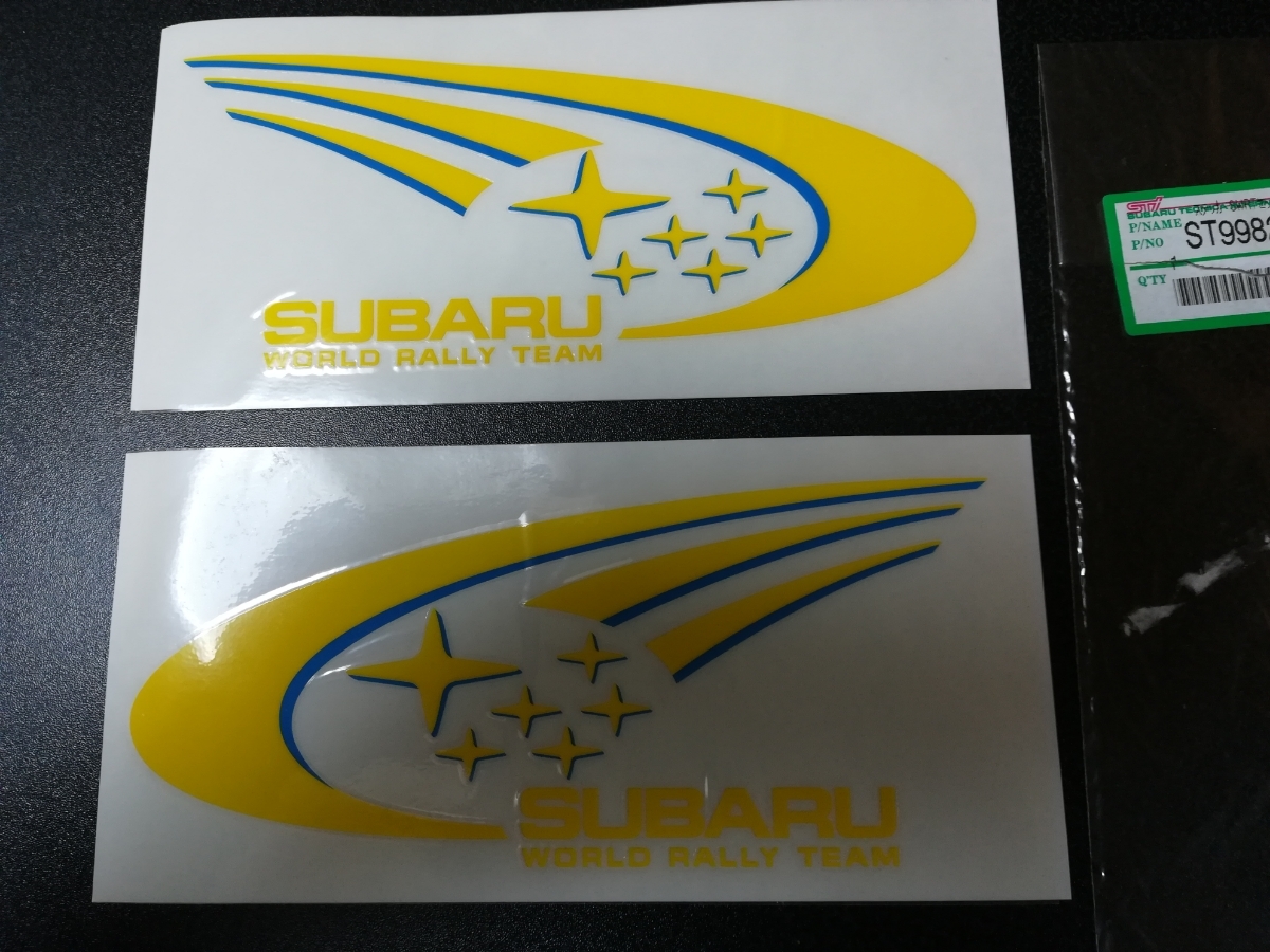 日本 Etsy rally スバル Subaru のパーツレビュー team decal SWRT WRC 
