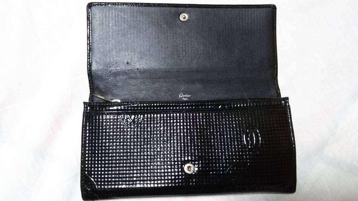 カルティエ 長財布 ハッピーバースデー 希少バイカラー 2Cロゴ Cartier