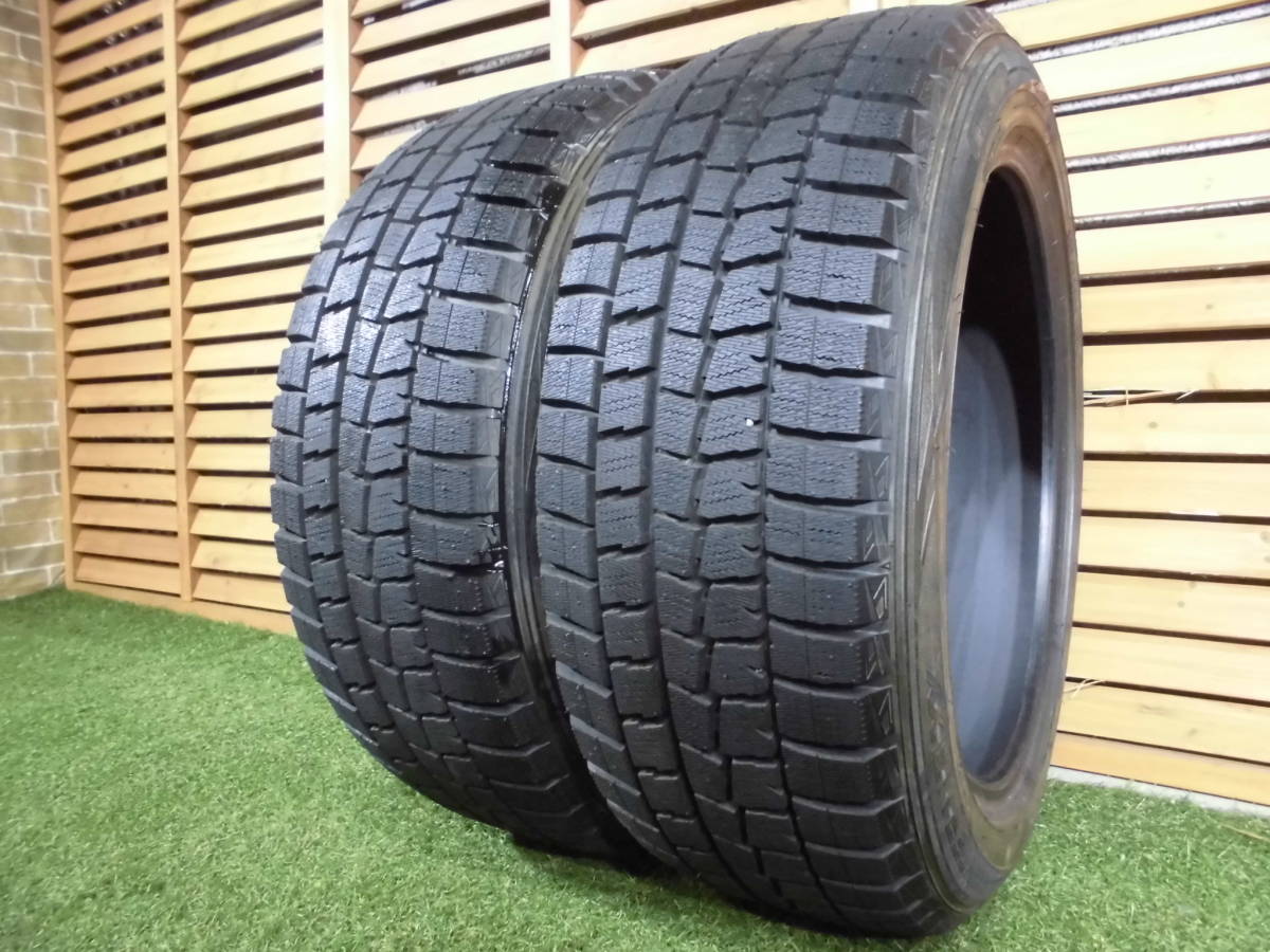 2本!溝有り!】ダンロップ ウィンターマックスWM01 225/50R18 2本 中古