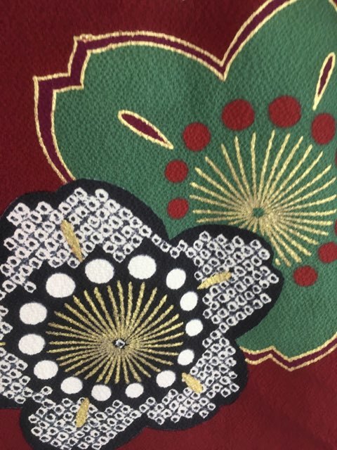 振袖 袷 桜 M 疋田 美品 袋帯フルセット 身丈158cm 裄丈66.5cm