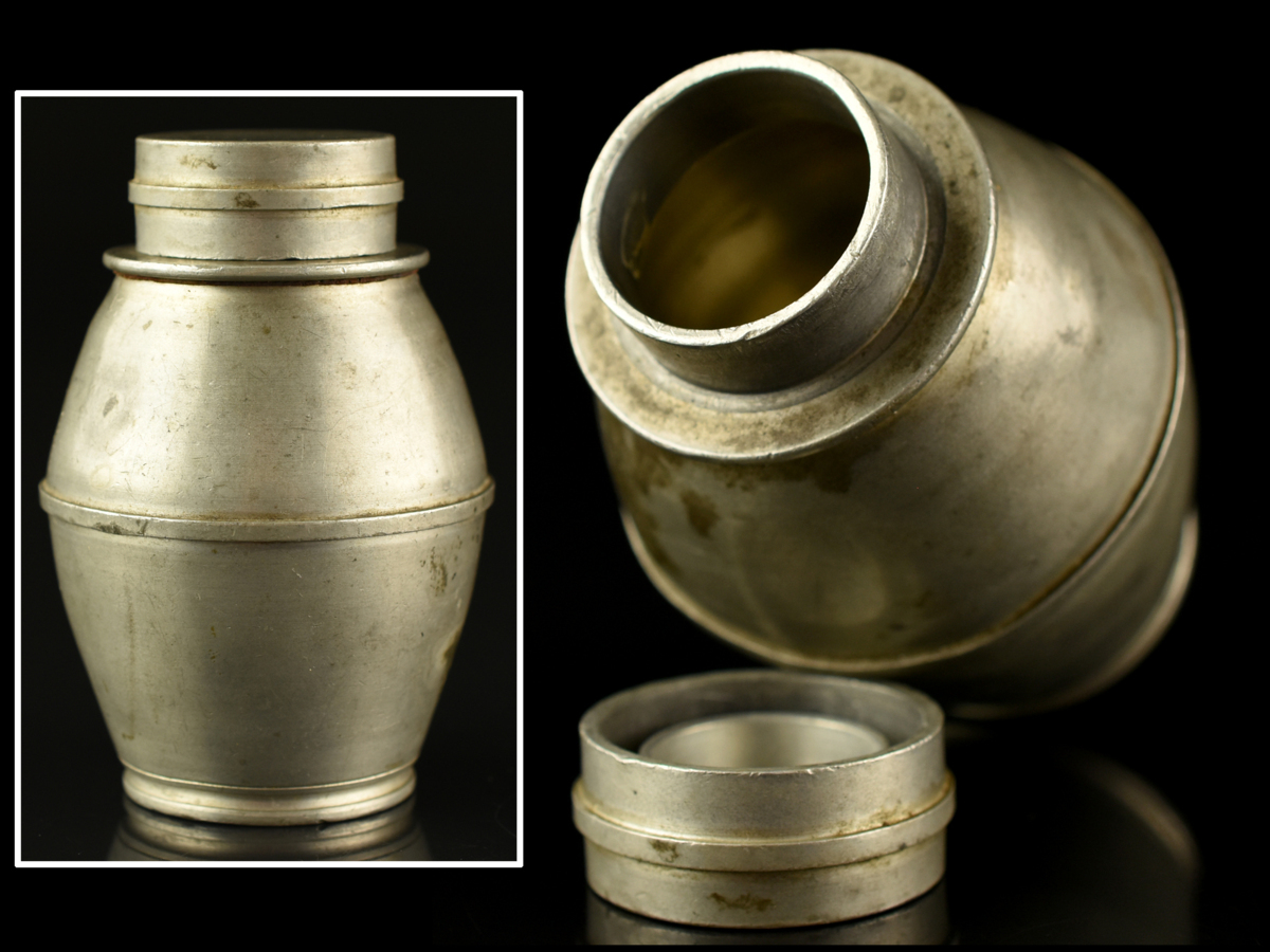 13 【古多】唐物古錫小茶心壷◇煎茶道具/古美術/時代品 アンティーク