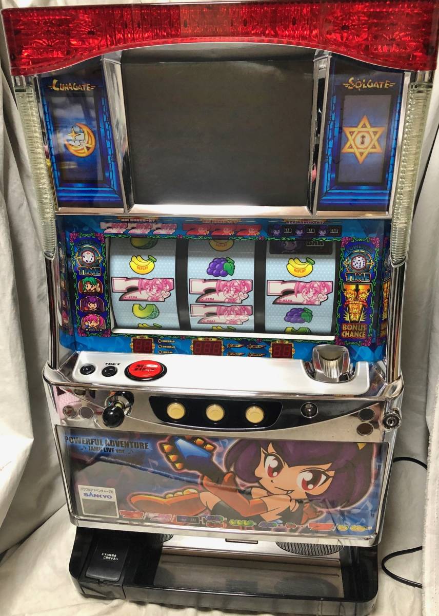 パチスロ実機 パワフルアドベンチャーZ6（三共・ジャムライムVer