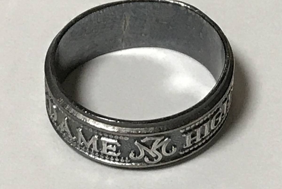 銀製 指輪 シルバーリング 卒業記念 １３号 。_1