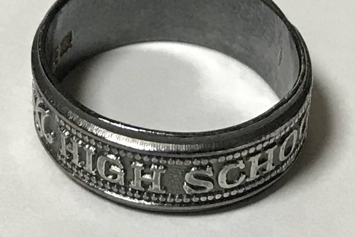 銀製 指輪 シルバーリング 卒業記念 １３号 。_4