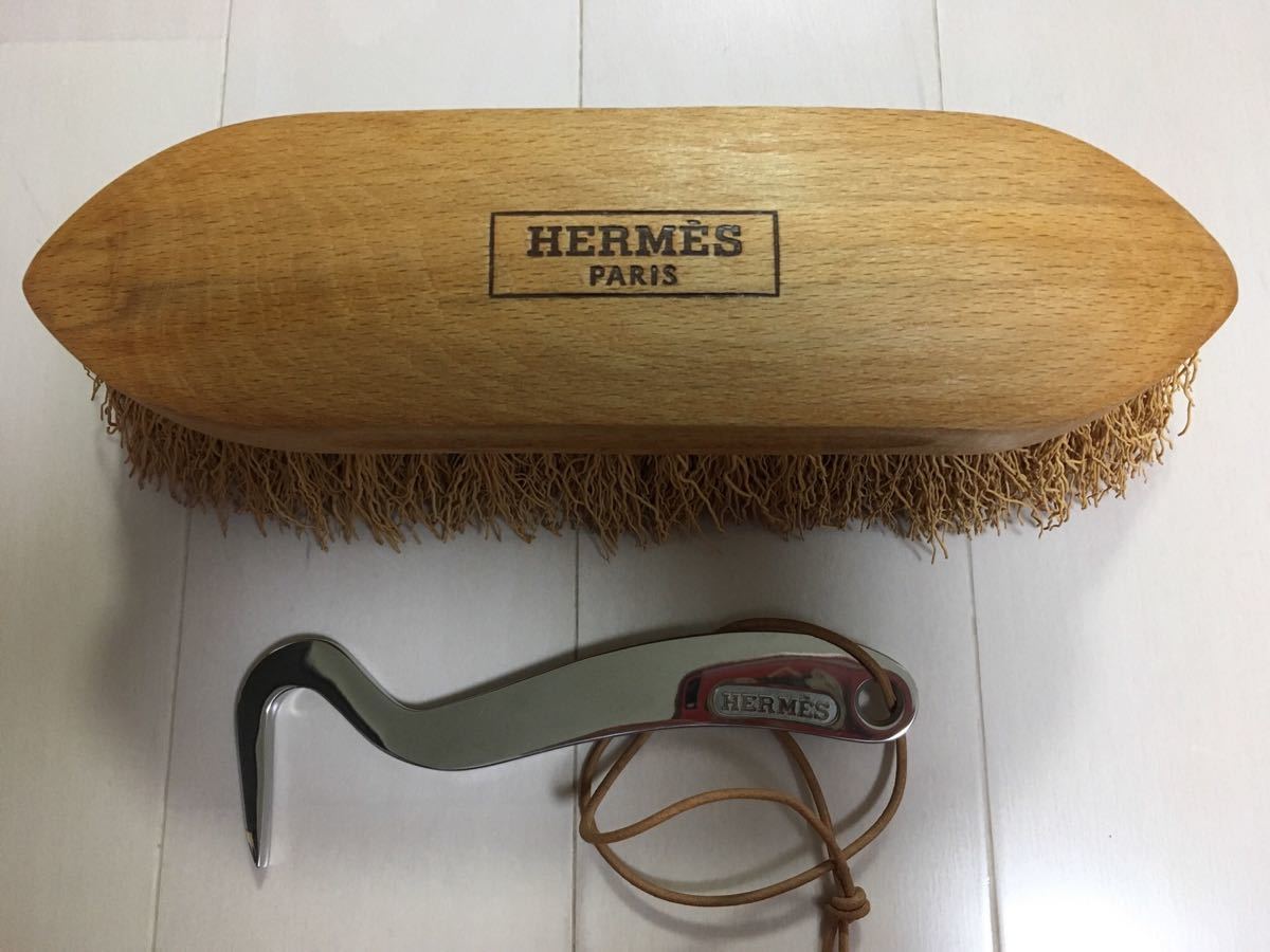☆HERMES エルメス 馬具 ブラシ テッピ 乗馬 馬☆