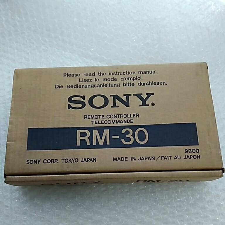 SONY RM-30 リモートコントロール 【公式通販】