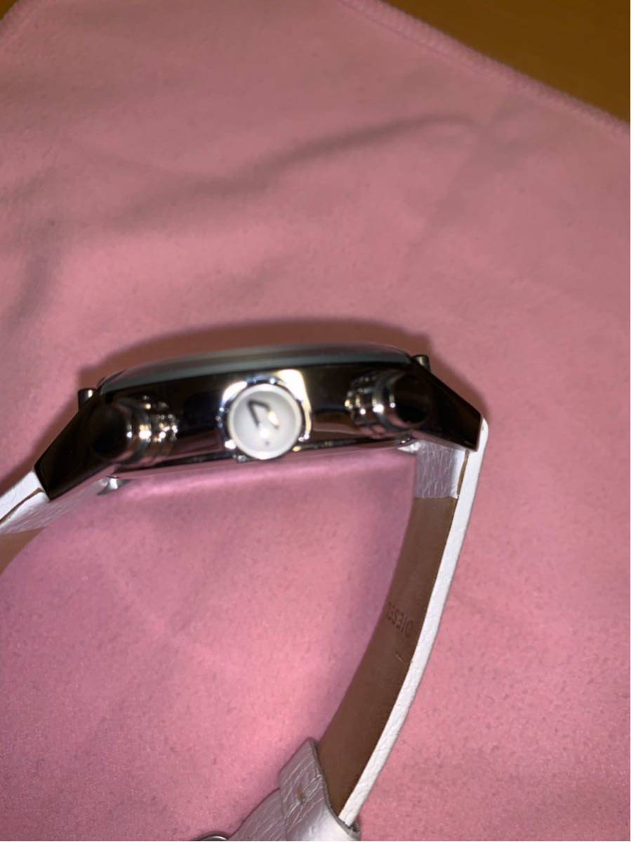 美品腕時計 DIESEL ディーゼル 白 DZ-4315 クロノグラフ_6