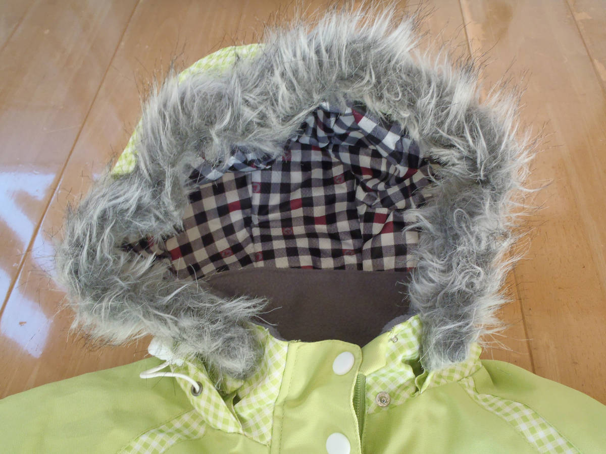 美品　スキーウエア　上下セット　150センチ　調整機能付き!_3