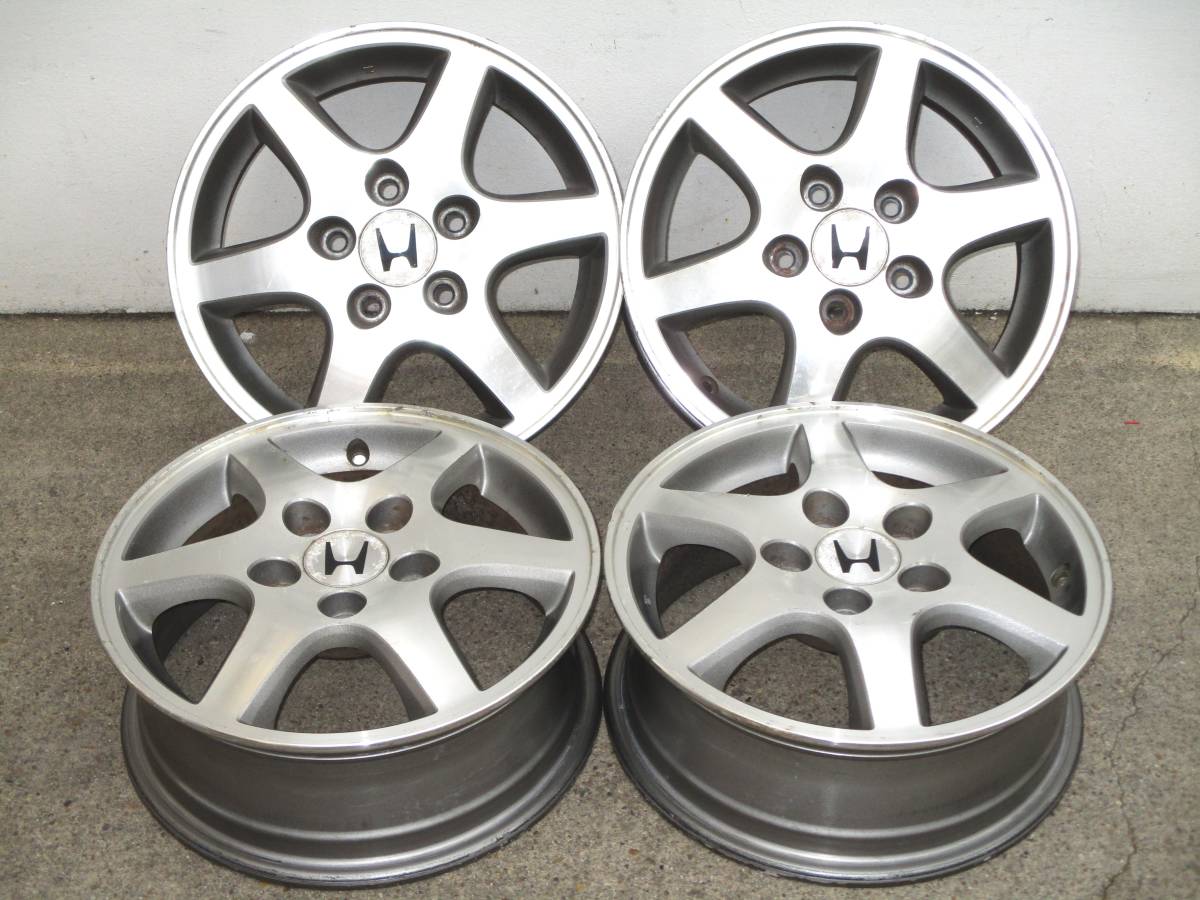 RF3 ステップワゴン 純正アルミホイール 4本 中古品 15インチ タイヤ