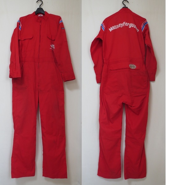 【安い，100%新品】 マッセイ ファーガソン 赤 レッド 作業服 長袖つなぎ L(つなぎ、オーバーオール)｜売買されたオークション情報、yahooの商品情報をアーカイブ公開 - オークファン つなぎ、オーバーオール