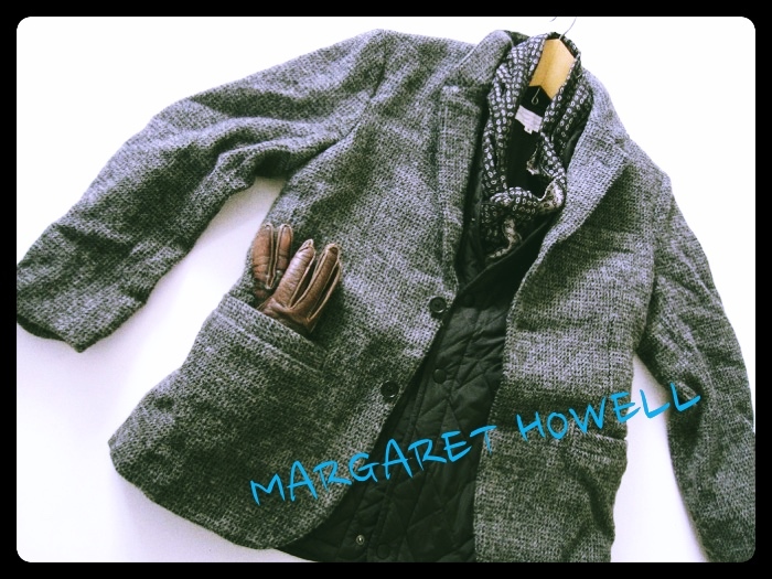MARGARET HOWELL】マーガレットハウエル × ハリスツイード 上質 2B