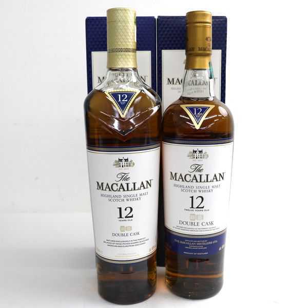 ☆2本セット/MACALLAN（マッカラン）12年 ダブルカスク 新・旧ラベル