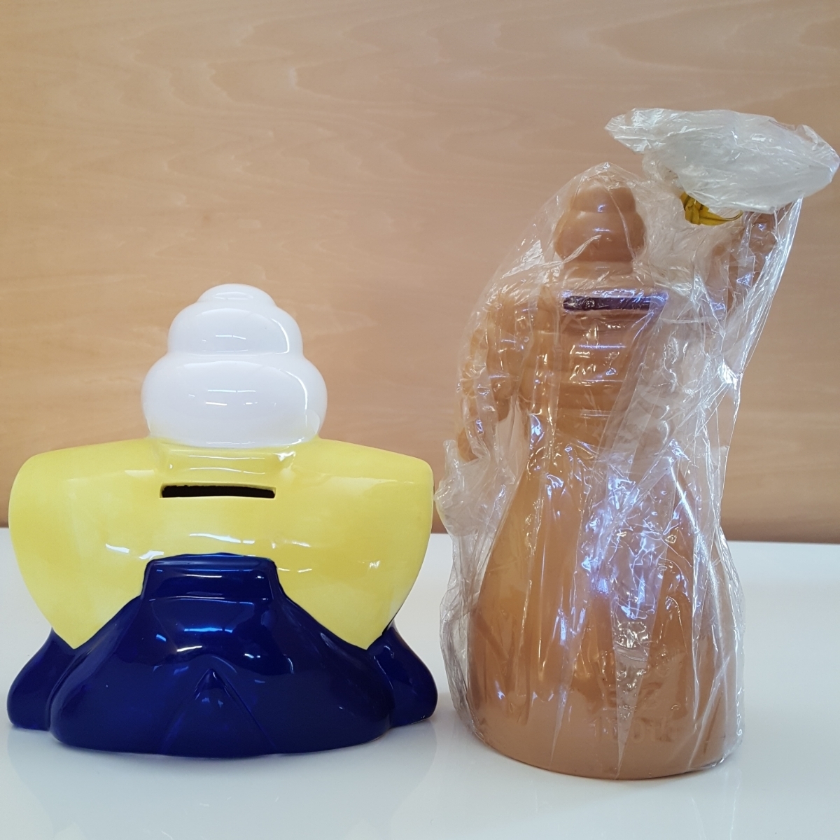MICHELIN ミシュラン ビバンダム 福助 陶器製 貯金箱 BIB100周年
