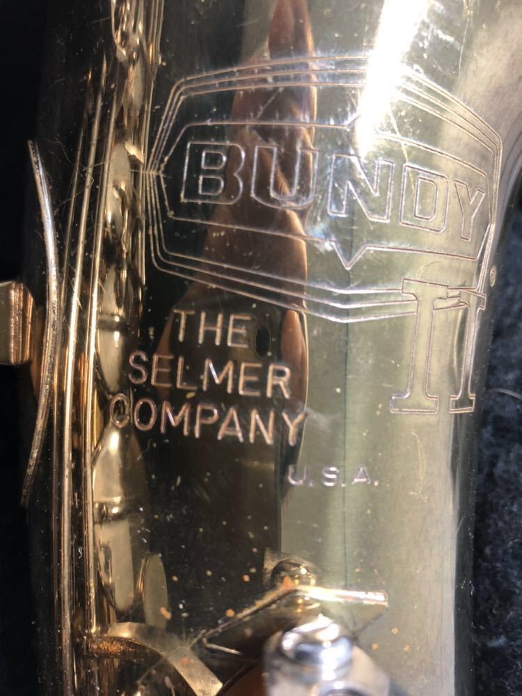 SELMER アルトサックス セルマー ハードケース BUNDY BUNDYⅡ 管楽器