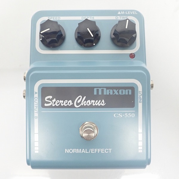 動作確認済】MAXON/マクソン CS-550 ステレオコーラス エフェクター