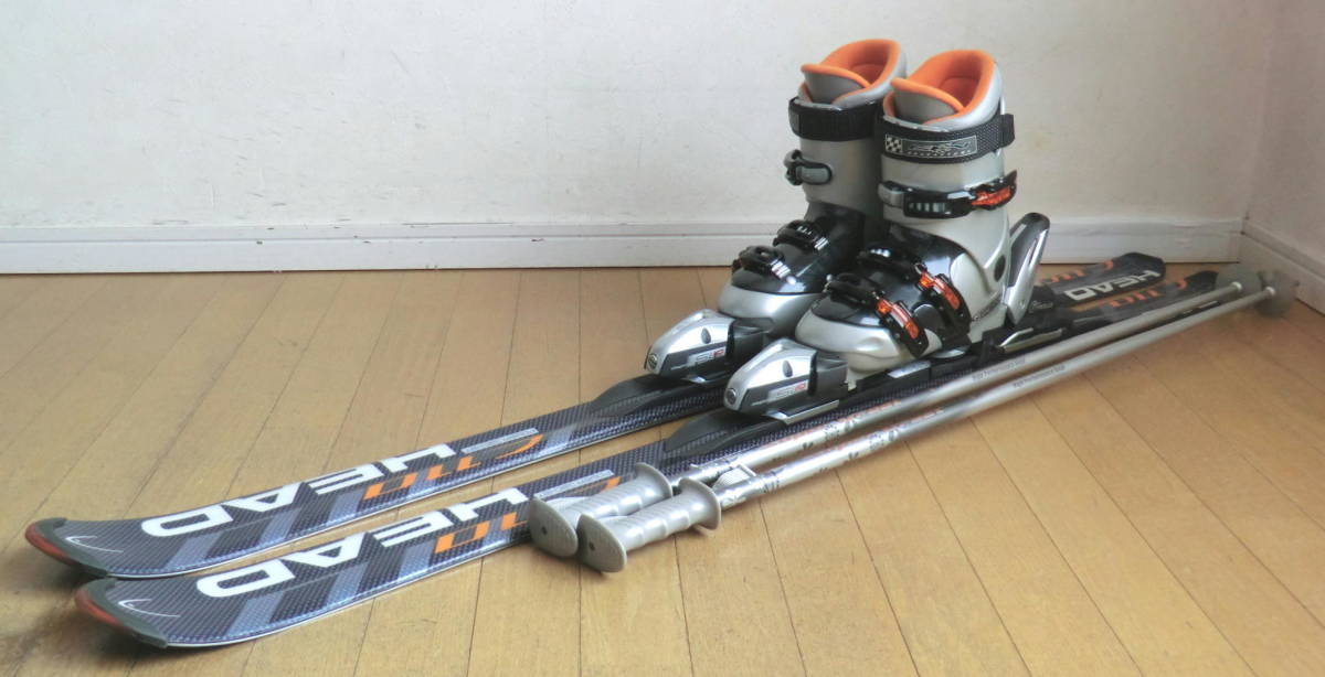 スキー板 カービングスキー スキーセット スキー4点セット〔初級
