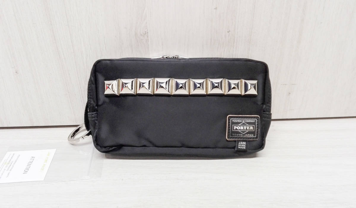 美品 PORTER JAM HOME MADE ポーター ジャムホームメイド スタッズ 