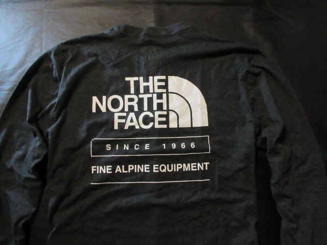 激安大特価，激安大特価，HOT 本物正規 ノースフェイス 長袖Tシャツ バックプリント M 杢ダークグレー /アメリカ限定/DYZ(長袖Tシャツ)｜売買されたオークション情報、yahooの商品情報をアーカイブ公開 - オークファン 男性用