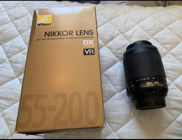 美品 ニコン レンズ AF-S DX VR Zoom-Nikkor 55-200mm f/4-5.6G IF-ED