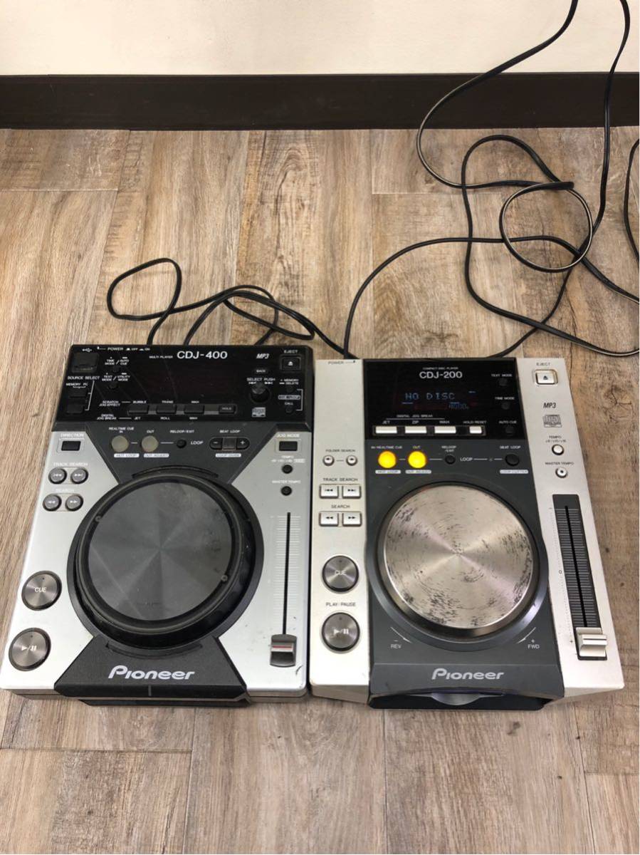 売り切り！Pioneer CDJ-400 CDJ-200 2台セット DJ機器 ホビー