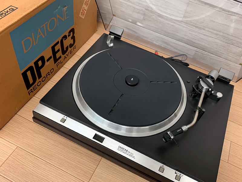 □DIATONE DP-EC3 レコードプレーヤー MM-1 カートリッジ付き ダイヤ