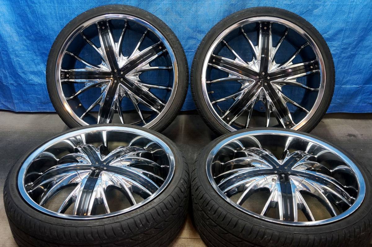 ☆255/30ZR22☆22インチホイールタイヤ4本セット 売り切り 255