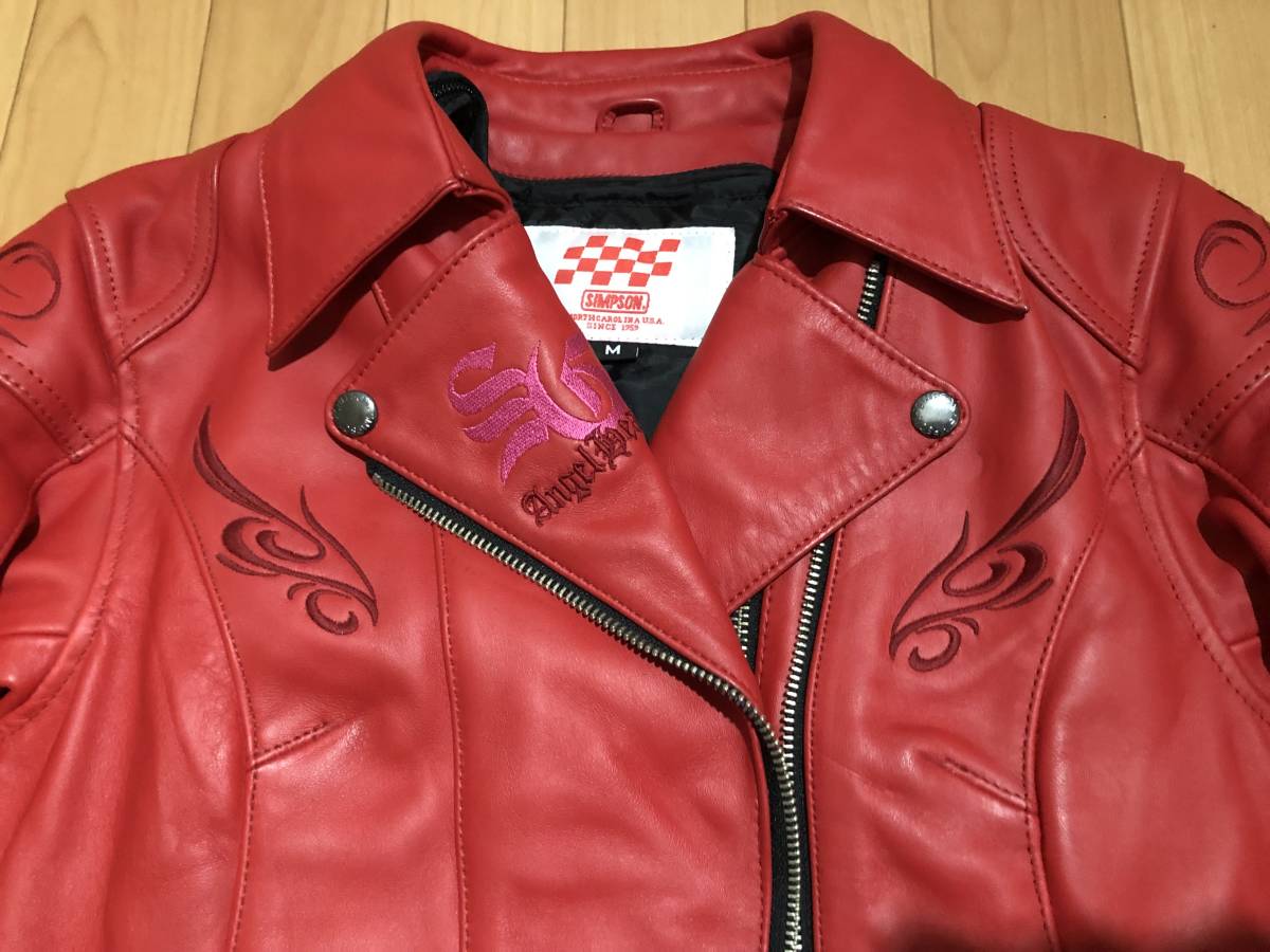 ポリエステル red 通販 simpson シンプソン ジャケット 赤 ウェア