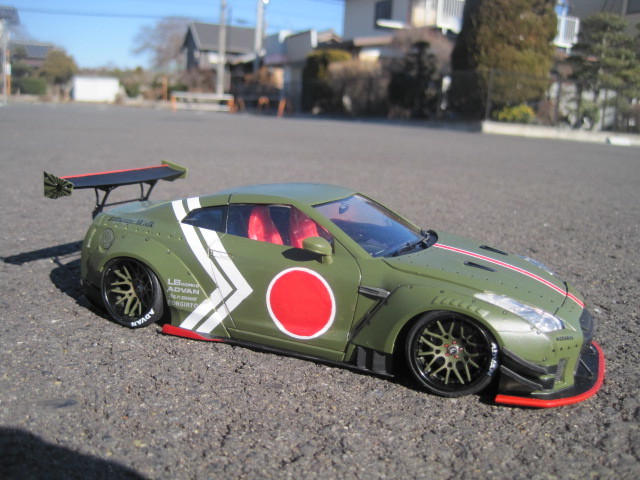 R35 GT-R 1⁄24 | リバティーウォーク 青島文化教材社(AOSHIMA) NISSAN LB-