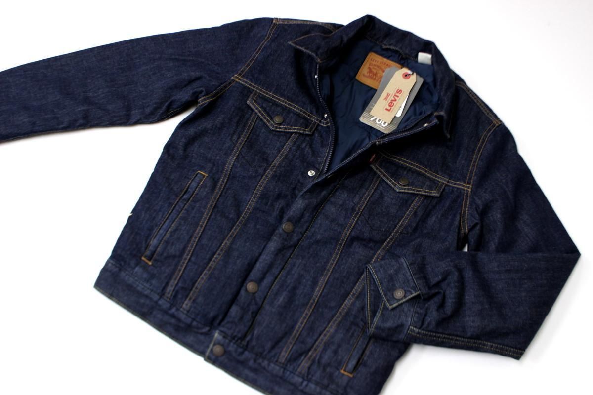☆LEVIS リーバイス 新品 メンズ デニムダウンジャケット 紺[36079 