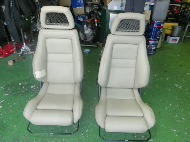 中古 レカロシート 2客セット レール付 ROVERMINI ローバー 