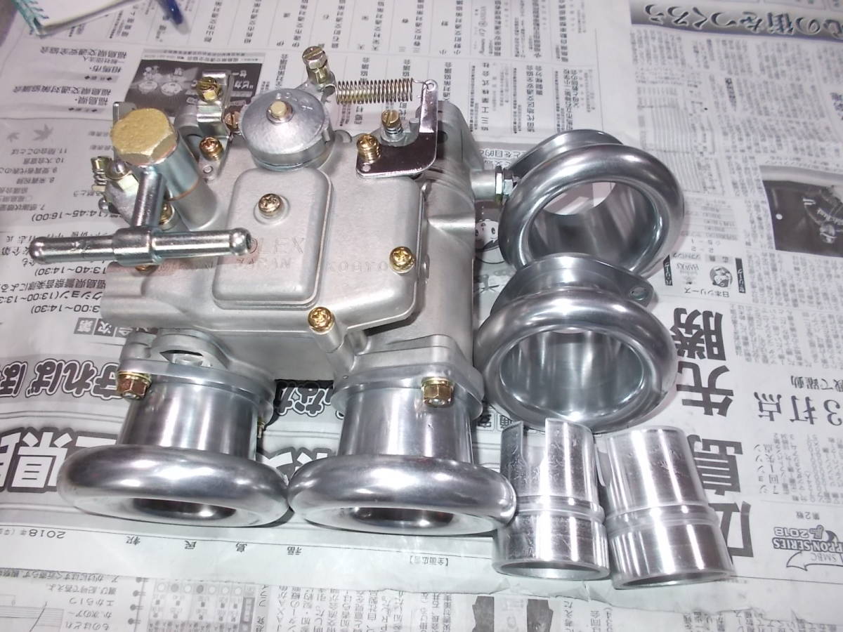 ソレックス SOLEX レビン KIKI 品 サンヨー 当時物 SANYO 2基 S型 Φ40 