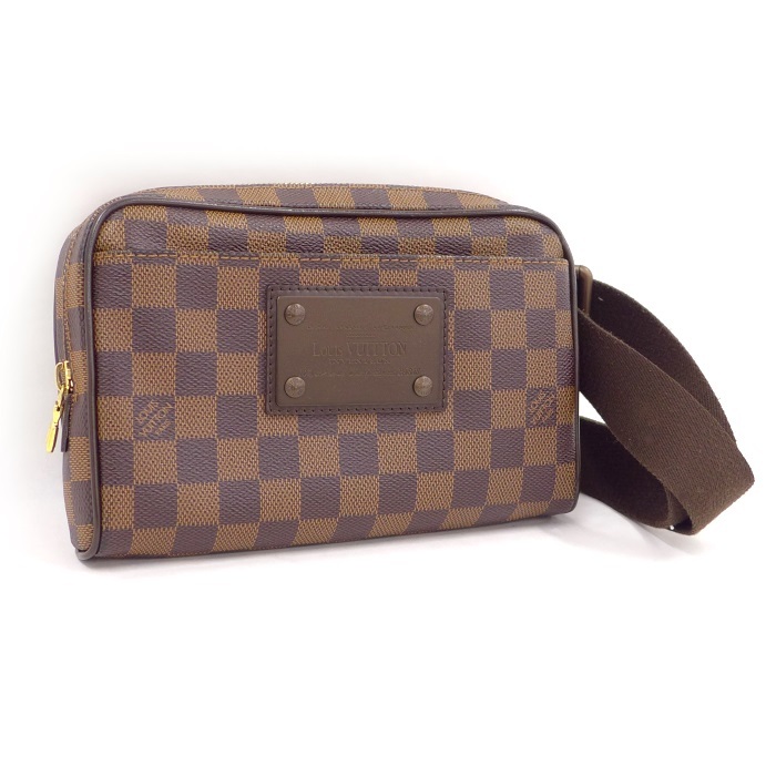 LOUIS VUITTON ルイヴィトン ダミエ バムバッグ ブルックリン ウエスト 