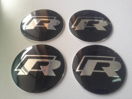 VW ホイールセンターキャップ Logo ホイールアクセサリー vw New R