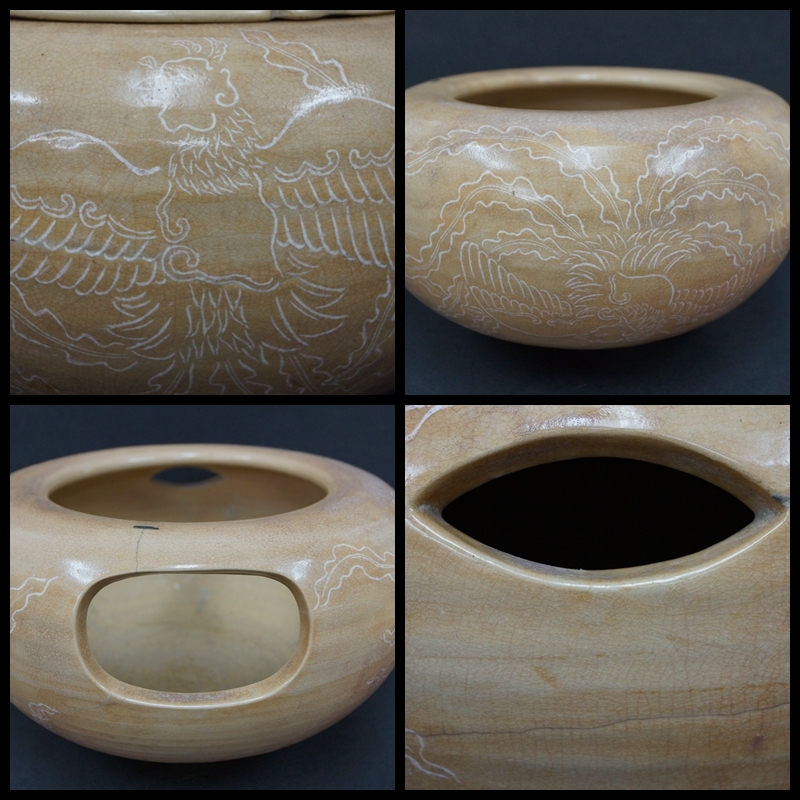 即購入可】南部鉄器三足香炉／鋳鉄／骨董／古美術／茶道／煎茶／古美術