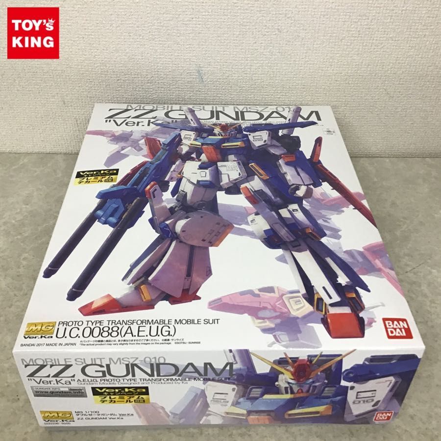 バンダイ MG 1/100 機動戦士ガンダムZZ ダブルゼータガンダム Ver.Ka