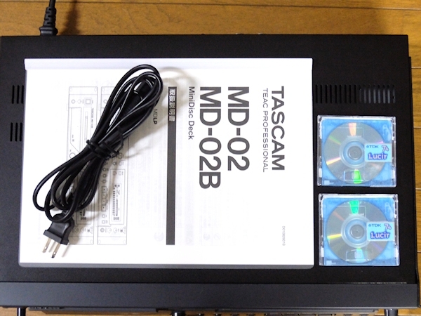 ☆極上品 TASCAM MD-02B バランス入出力装備 2011年製 MDLP・グループ