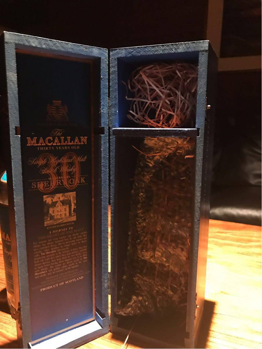The Macallan 30Years Old 30年空瓶25年空箱 マッカラン30年箱
