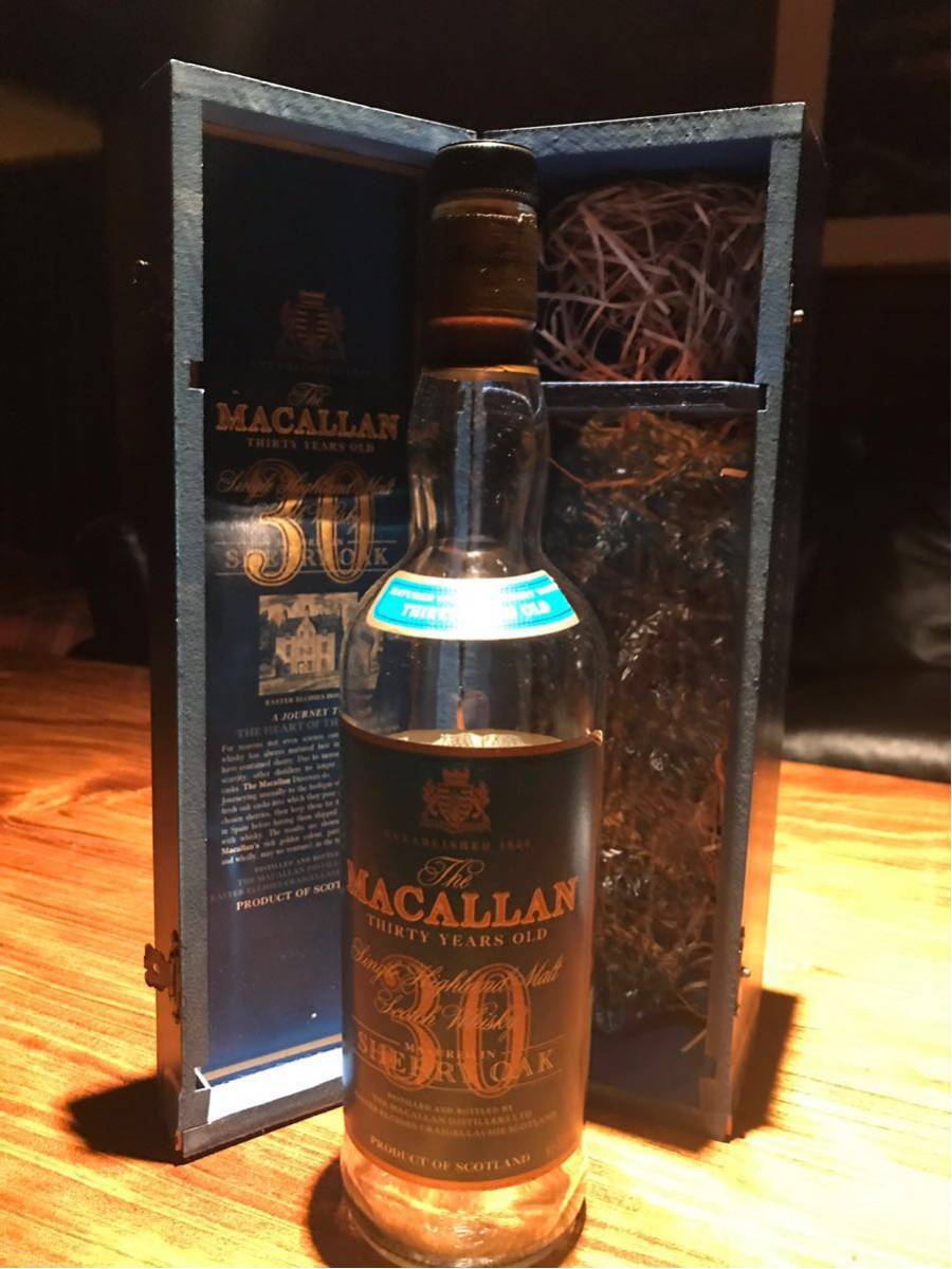 The Macallan 30Years Old 30年空瓶25年空箱 マッカラン30年箱