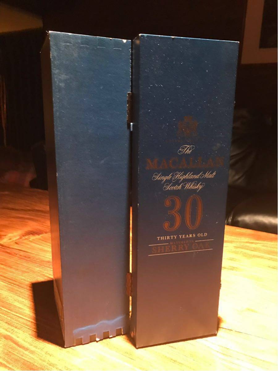 The Macallan 30Years Old 30年空瓶25年空箱 マッカラン30年箱