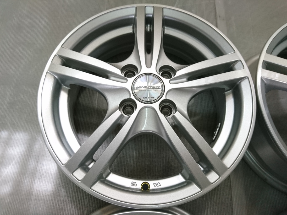WAREN ヴァーレン HOT STUFF 14インチ 新品 W06 0 W05 4穴 5.5J 4H PCD100