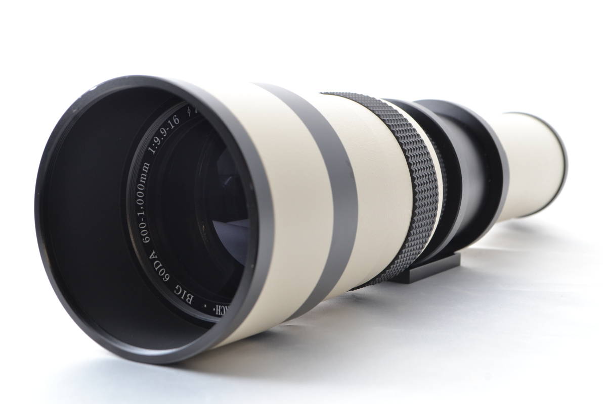 一眼レフカメラ用望遠レンズ BIG 60DA ☆BIG 60DA 600-1000mm F9.9-16 35mm SLR T-MOUNT 超望遠 ズームレンズ
