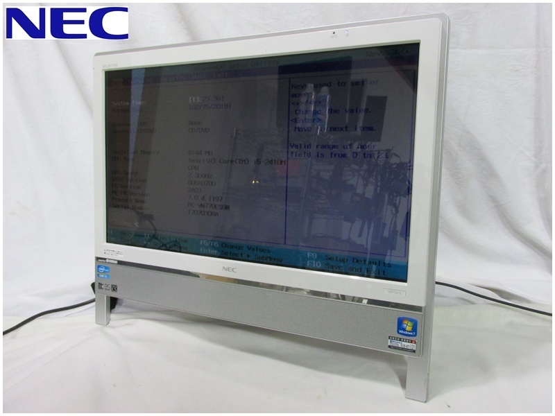 ☆1円 ジャンク!!HDDなし/NEC VALUESTAR/PC-VN770ES6W/Core i5/RAM6GB