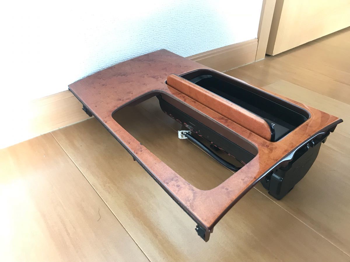 希少 UCF30 31 セルシオ 後期 純正オプション 小物入れ シフトパネル