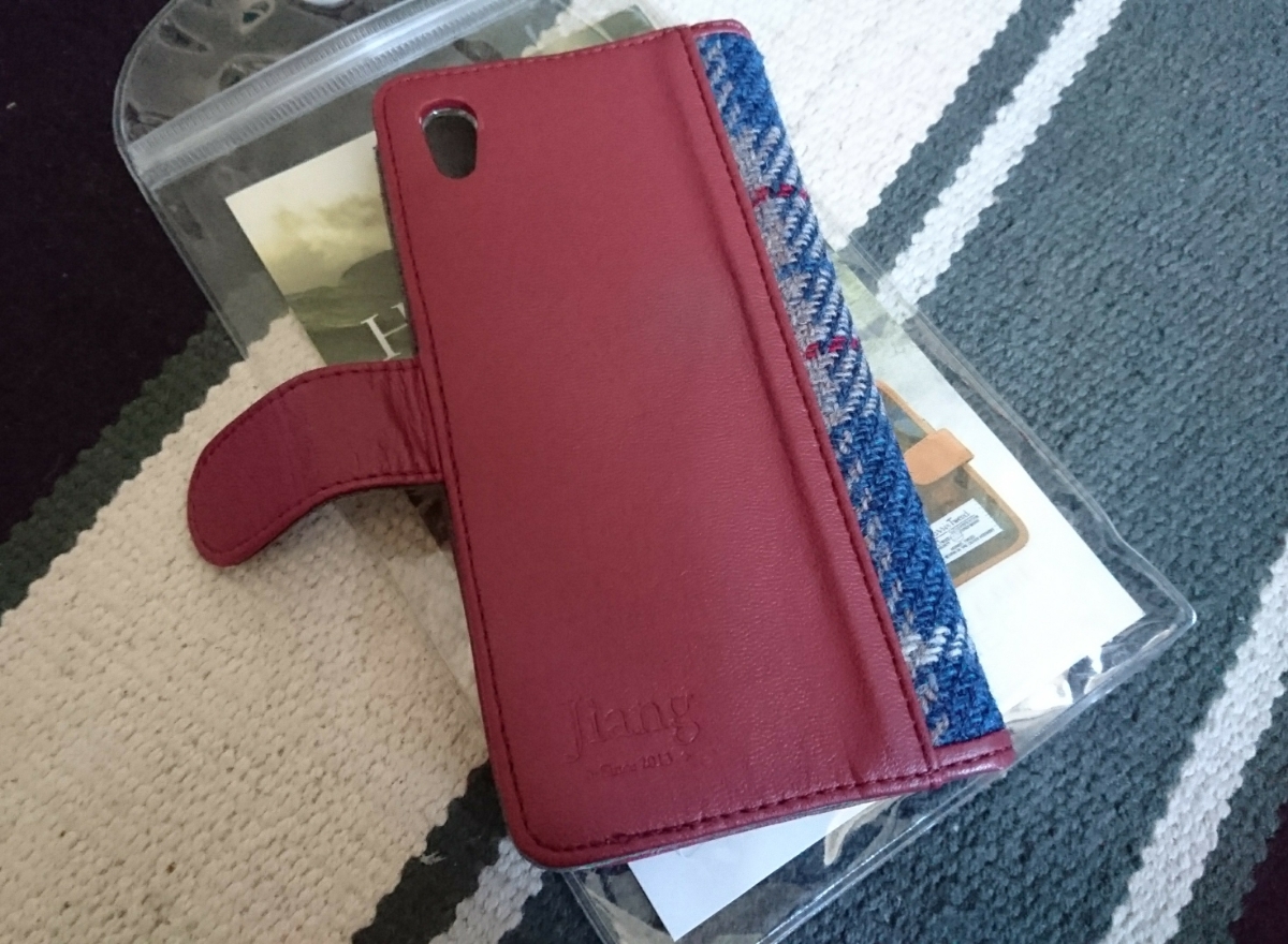 ★ワンコイン★送料無料！ゆうパケット発送★Xperia SO-01H専用Harris Tweedスマホケース ハリスツイード_2