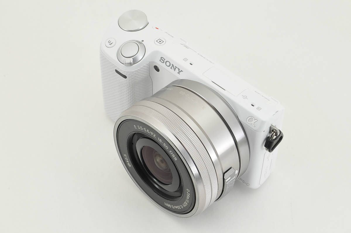 カメラ SONY NEX-5R ホワイト 35-50mmレンズ付き