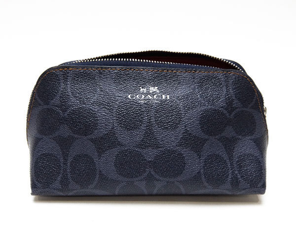 OLD COACH RARE コスメポーチ 化粧 オールレザー ポーチ オールドCOACH コーチ レザーポーチ 黒 ヴィンテージ 本革 化粧ポーチ