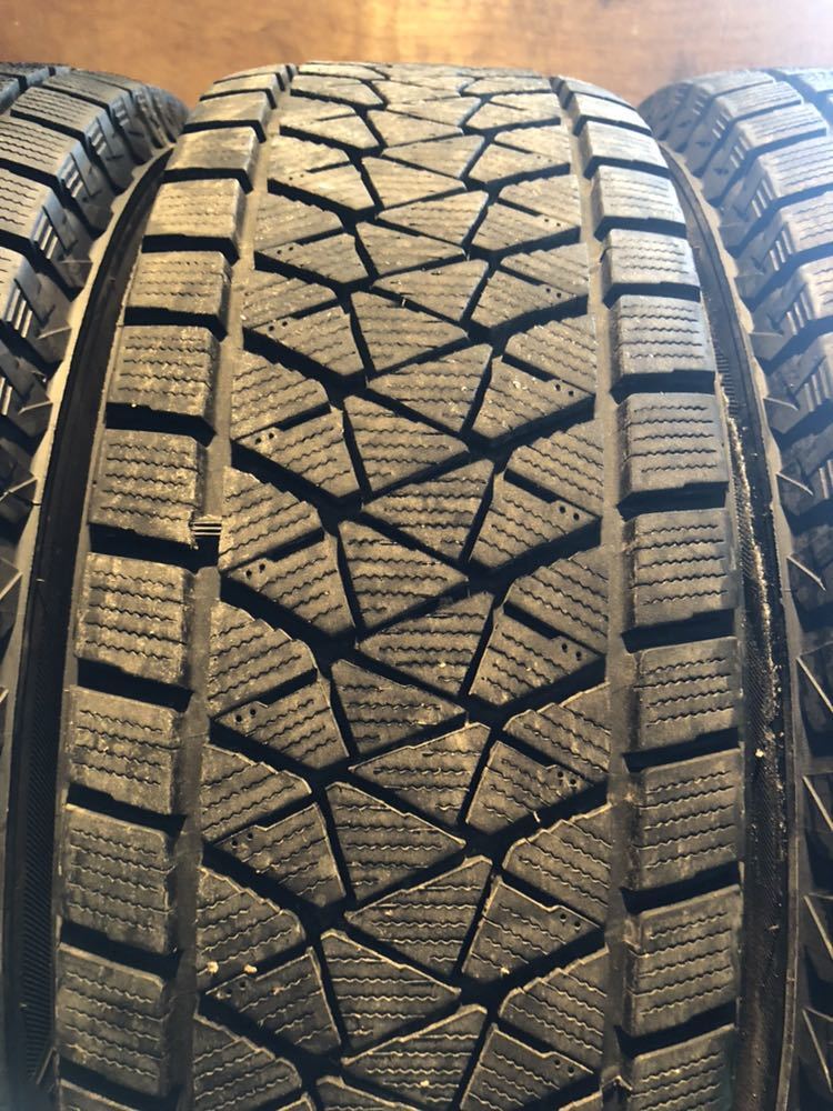 バリ溝 現行 BRIDGESTONE DMV2 215/70R16 2018年制 スタッドレスタイヤ 4本セットハリアー デリカ エクストレイル ムラーノ