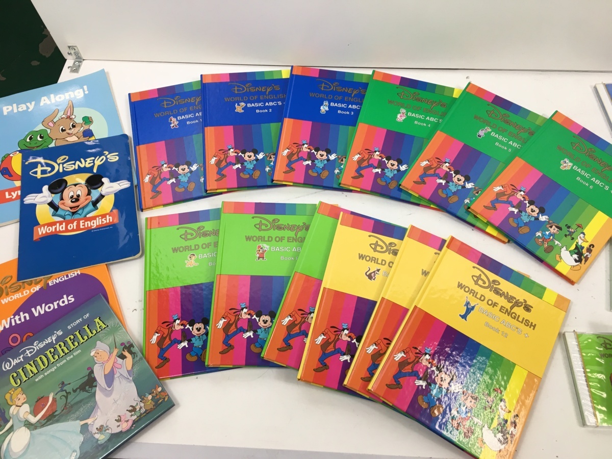 English World Disney of DWE | and world ディズニー Book セット 