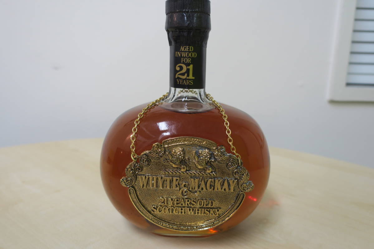 y【未開栓】古酒 WHYTE＆MACKAY ホワイトマッカイ 21年 SCOTCH WHISKY